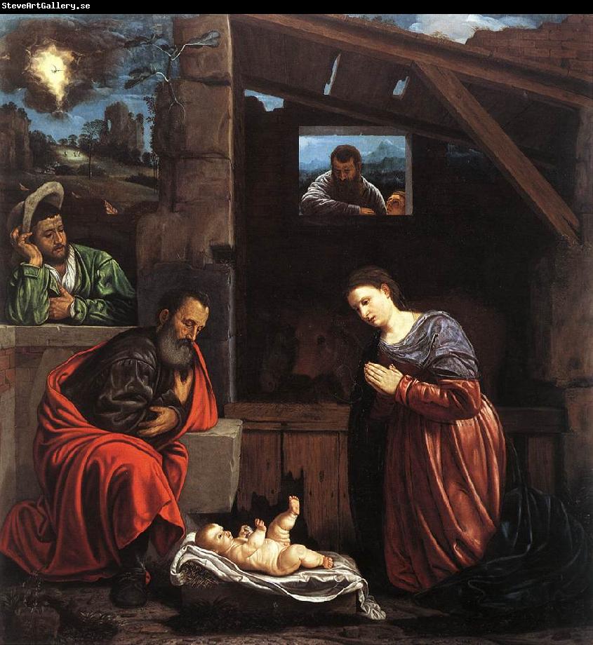 SAVOLDO, Giovanni Girolamo Adoration of the Shepherds sw